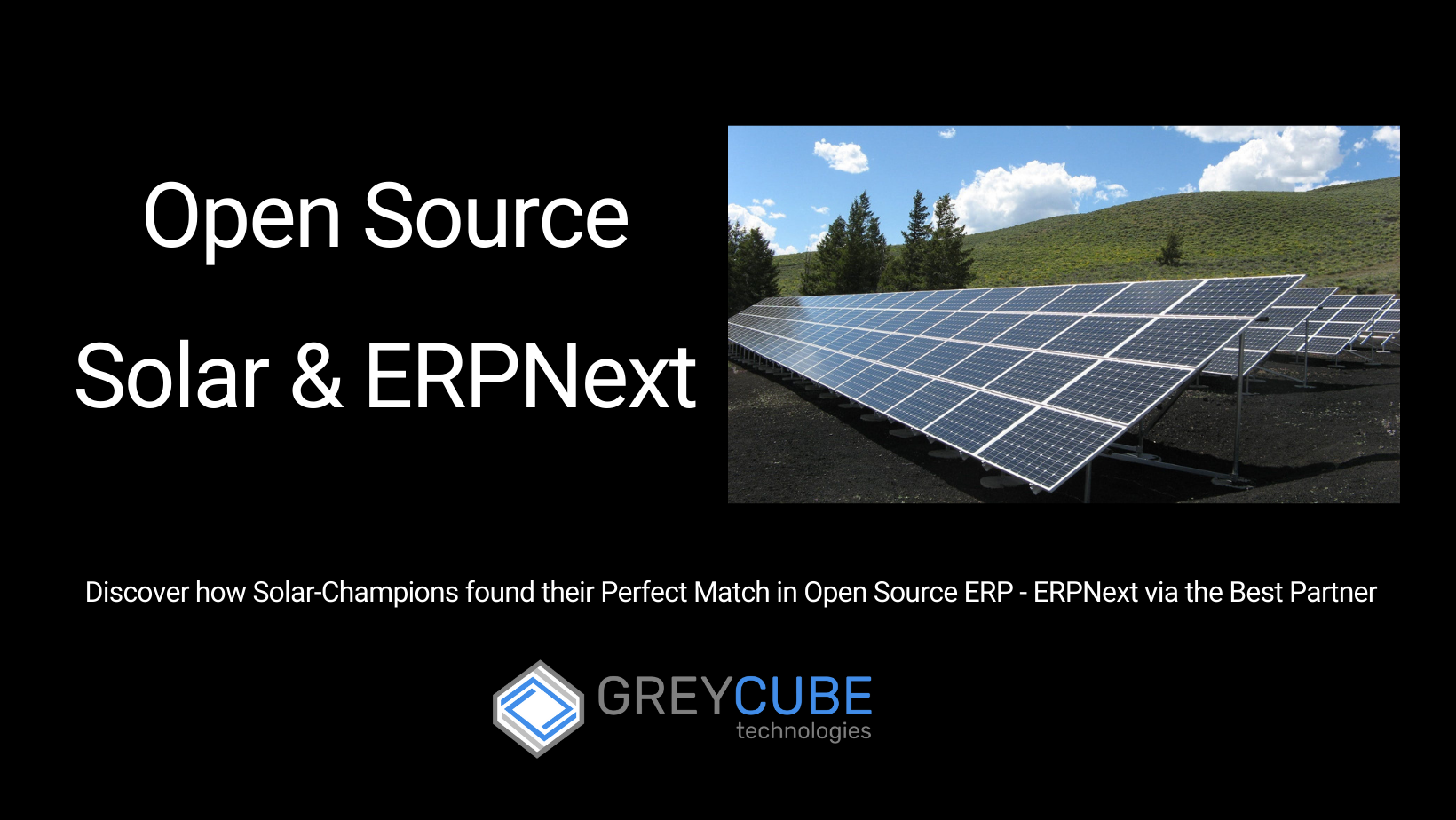 Harnessing the Power of the Sun: How Open Source ERPNext Revolutionized the Solar Industry - Cover Image